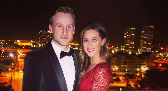 Steven Stamkos with Wife  