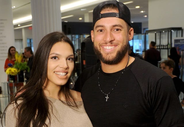 Charlise Castro and George Springer