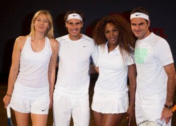 Rich athletes in tennis