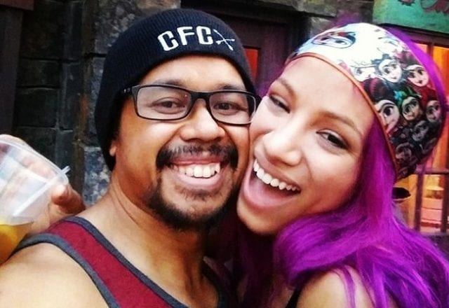 Sarath Ton and Sasha Banks