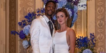 Gael Monfils and Elina Svitolina