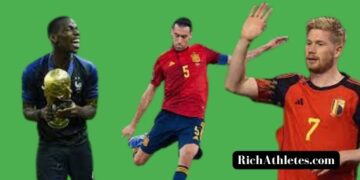 Sergio Busquets, Kevin De Bruyne, Paul Pogba