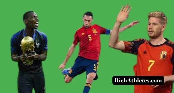 Sergio Busquets, Kevin De Bruyne, Paul Pogba